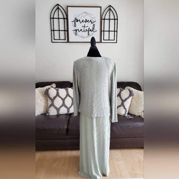 Alex Evenings Formal 2 Piece Sparkly Mother Of The Bride Dress Women's Size 14 - Picture 3 of 11